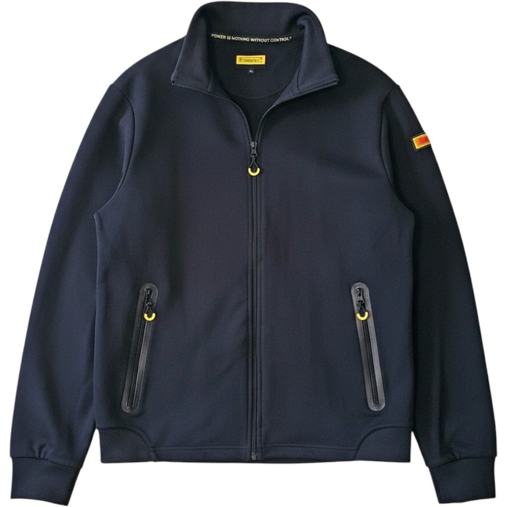 Pirelli Mens Full Zip Track Jacket Black XL Motorsport‎ Logo Power Is Nothing